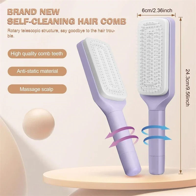 AutoClean Hairbrush