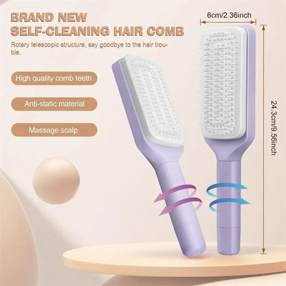 AutoClean Hairbrush