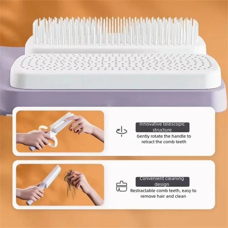 AutoClean Hairbrush